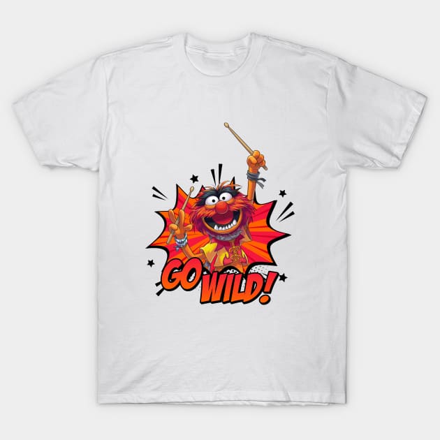 Muppets Drummer T-Shirt by Gvsarts